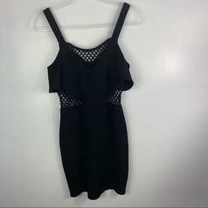 Material Girl fishnet dress